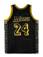 Men's Sleeveless Basketball Jersey,Snake Skin Vest Embroidered Lettering, Loose Fit, Sports Uniform for Summer Men Clothing