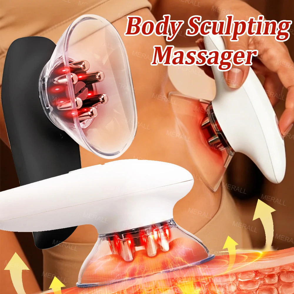 Electric Fat Cellulite EMS Removal Abdomen Massage Device Strong Suction Deep Tissue Body Sculpting Massager Tool Anti Cellulite Main image