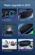 ZEALOT S67 Portable Bluetooth loudspeaker with Shoulder belt Outdoor Waterproof Stereo Sound Strong Bass 40H Playback