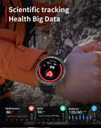 2026 New T-Rex 3 Ultra 1100mAh Smart Watch 5ATM Waterproof Outdoor Sports GPS Track Heart Rate Compass Bluetooth Call Smartwatch