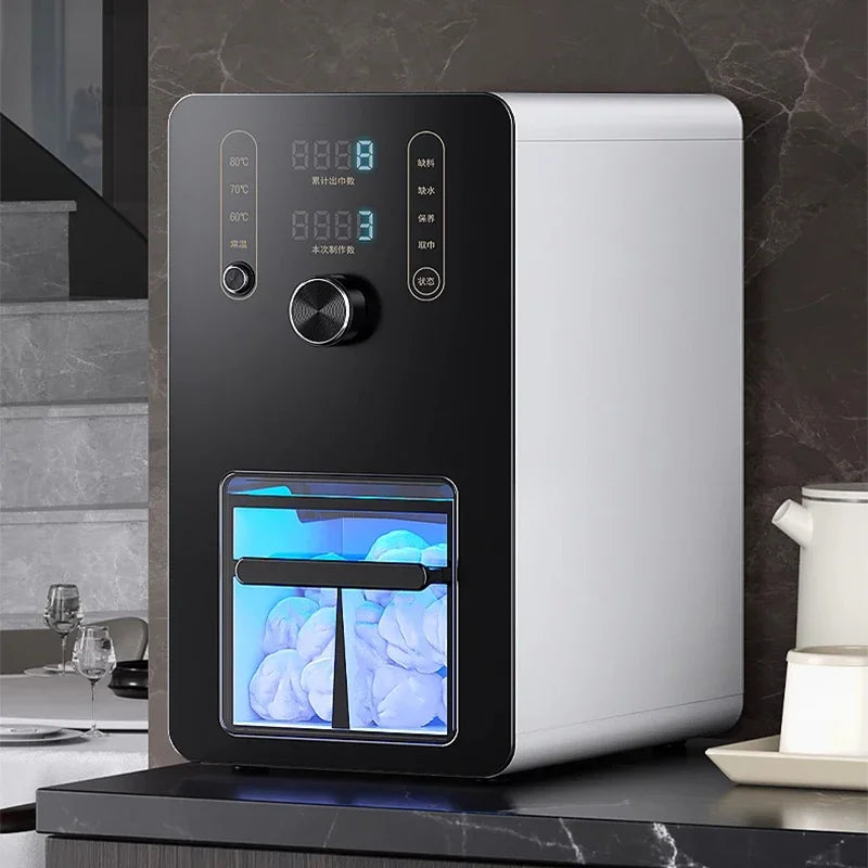 Commercial intelligent hot towel machine UV sterilization KTV hotel club beauty salon dedicated towel disinfection machine