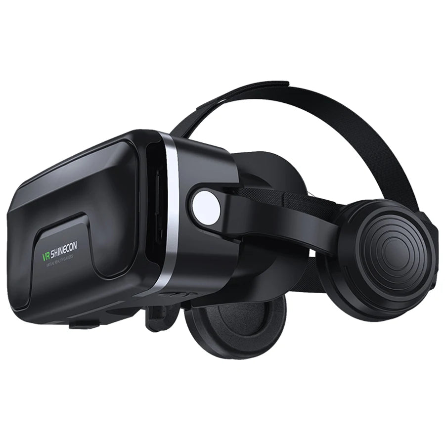 Shinecon VR Glasses 3D Headset Virtual Reality Device Helmet Goggles Lenses Mobile Smartphone Smart Phone Cell Realidade Viar VR