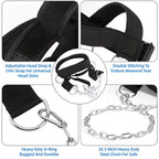 1PCS Head Neck Training Harness Body Strengh Exercise Cervical Spine Strap Adjustable Power Gym Fitness Weight Bearing Cap