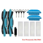 Accessories For Proscenic M6 Pro Robot Vacuum Cleaner Part Main Side Brush Hepa Filter Mop Cloth Pad Replacement Spare Parts