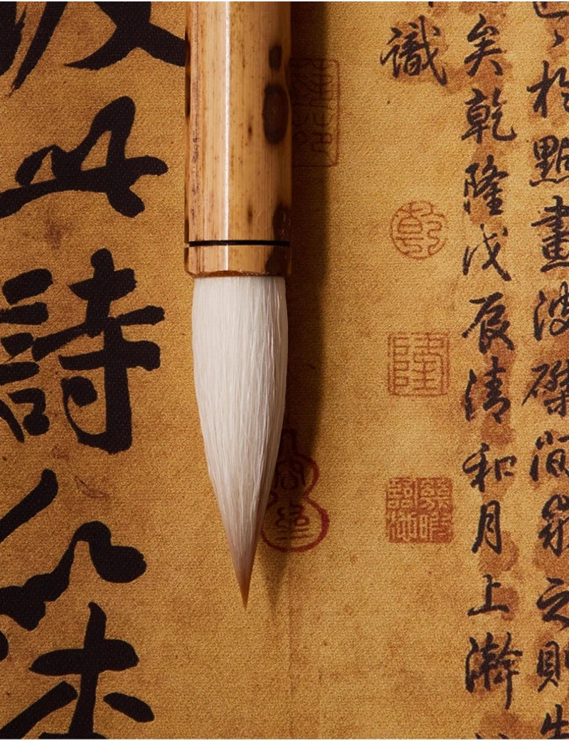 Weasel Woolen Multipple Hair Calligraphy Brush Medium Regular Script Practice Brush Professional Chinese Painting Pen Art Paint