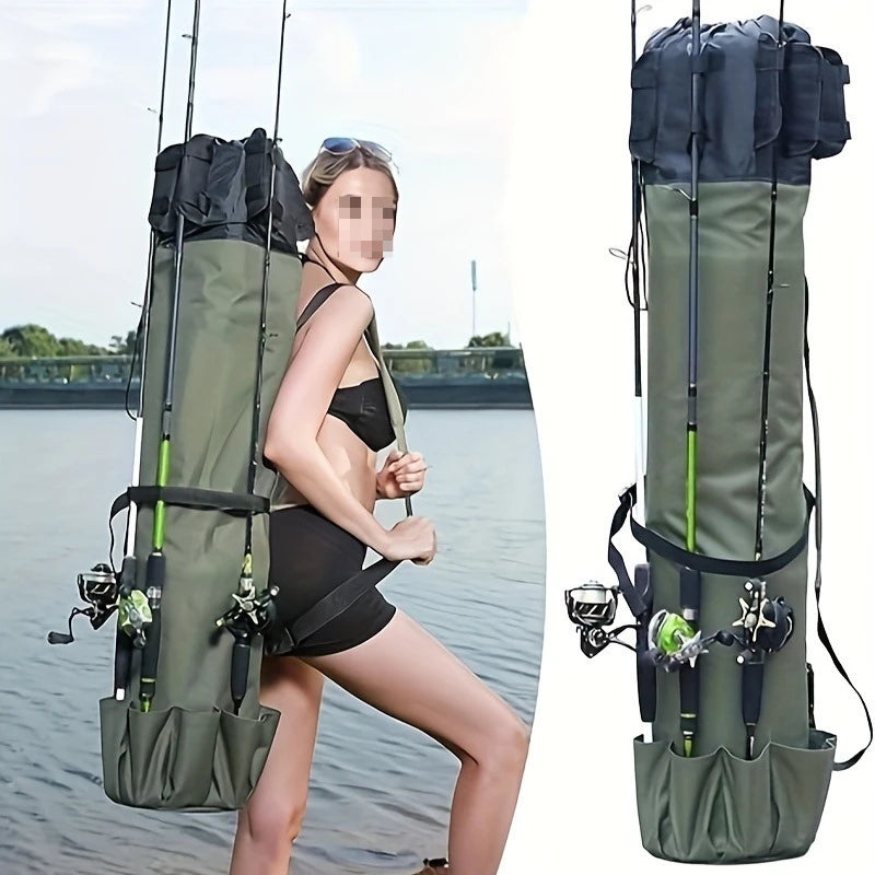 Fishing Rod Bag Durable Folding Fishing Tackle Carry Bag Multifunction Large Capacity High Quality Rod Case Main image