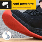 Puncture Proof Breathable Work Safety Boots Anti-stab Safety Shoes Men Steel Toe Shoes Man Construction Work Shoes Protective Sh