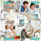 Mobile Home Cooler Fan Mini Multi-use USB Air Cooler Mist Humidifier High Speed Wind