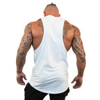 Summer Bodybuilding Tank Tops Workout Stringer Sleeveless Shirts Fitness Mens Gym Clothing Cotton Breathable Sport Muscle Vests