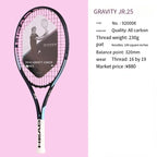 HEAD 2026 New Carbon Tennis Racket for Men Women Tenis Raquete Blue