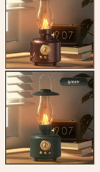 Retro Lamp Style Wireless Bluetooth Speaker with Portable FM Radio and USB Port Bluetooth 5.3 Suitable for Camping Home Decor