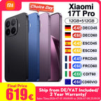 Xiaomi HyperOS Mobile Phone 6.83 "AMOLED Display Leica 5X Telephoto Lens 7000mAh (type) Silicon-carbon Battery Global Version Xiaomi 17T Pro Cellphone