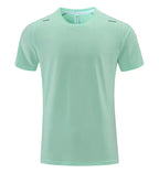 Custom LOGO Sports T-shirts For Men Jogging Shirt Fitness Training Gym Sportswear Casual Outdoor Running Short Sleeve T-shirt