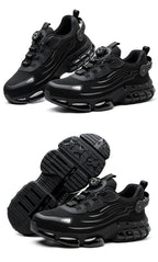 Indestructible Steel Toe Protective Safety Shoes Slip Resistant Abrasion Resistant Work Shoes Men Tough Comfortable Sneaker ﻿