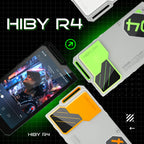 HiBy R4 ES9018Q2M*4 Android12 HiFi Music Player MP3 Audio Bluetooth WiFi DSD256 MQA 16x USB DAC Headphone AMP 11hr 4.7'' OPA1652