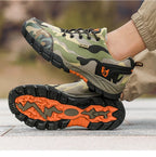Men Casual Shoes Summer Outdoor Sneakers Women Footwear Trainer Camouflage Shoe Anti Slip Wear-Resistant Hiking Footwear
