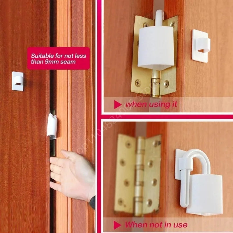 1/2 Pcs Finger Guard Baby Proofing Child Safety Plastic Door Stoppers Kids Safety Finger Pinch Hinge Guard Protector Secondary image