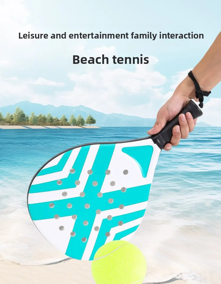 Padel Tennis Rackets beach tennis racketCarbon Fiber Lightweight Tennis Rackets Outdoor Sports Mens and Womens Glowing Racket