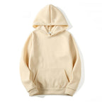 Men's Hoodies Women Pullover Spring Autumn Casual Hoodie Sweatshirts Solid Color Hoodies Oversize Black Sweatshirt For Male