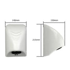 600W Hotel Automatic Hand Dryer Automatic Hand Dryer Sensor Household Hand-drying Device Bathroom Hot Air Electric Heater Wind