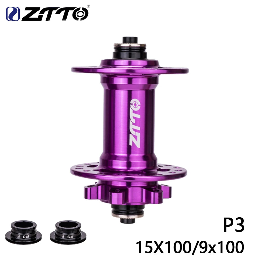 ZTTO MTB 32 Holes Disc Brake Hub Front Hub 6 Bolt Boost Hub 15x110 Thru Axle 15x100 32H Maza 9x100 QR Sealed Bearings