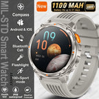 2026 New T-Rex 3 Ultra 1100mAh Smart Watch 5ATM Waterproof Outdoor Sports GPS Track Heart Rate Compass Bluetooth Call Smartwatch
