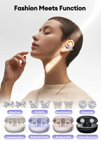 Lenovo LK6 Over Ear Wireless Bluetooth 5.4 Headphones Sound Quality Noise Reduction Ear Clip Earphones Long Endurance Earsets