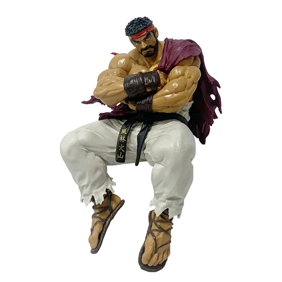 14cm Street Fighter 6 Anime Game Figure Ryu Action Figure Noodle Stopper Ryu Figurine Room Decorations PVC Collection Model Toys