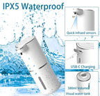 Automatic Liquid/Foma Soap Dispenser, Touchless Electric Dispenser, USB Rechargeable with Infrared Sensor for Bathroom,Kitchen