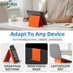 HAPPORIA Portable Foldable Silicone Phone Holder Flexible Bendable Multi Angle Adjustable Stand for Universal Phone Tablet