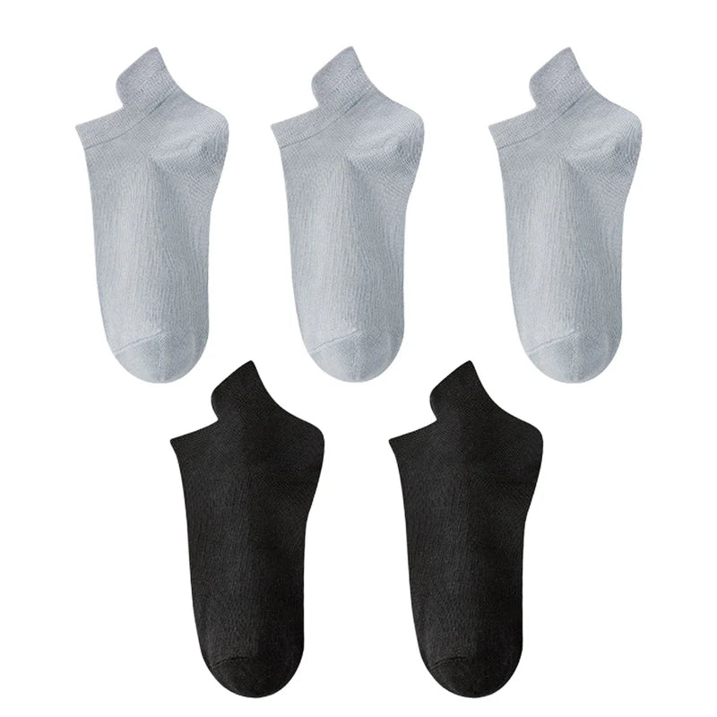 10pieces=5 Pairs Women Socks Casual Breathable High Quality Ankle Sock Summer Low Cut Cotton Thin Short Elastic Sox calcetines