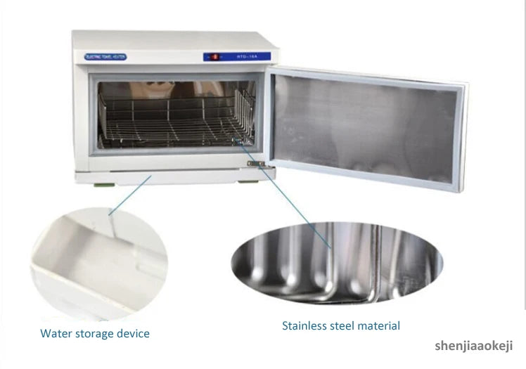16L Towel Warmer Sterilization Cabinet With UV Disinfection for Facial Salon Spa Towel Hot Towel Heating Cabinet Box 110v/220v
