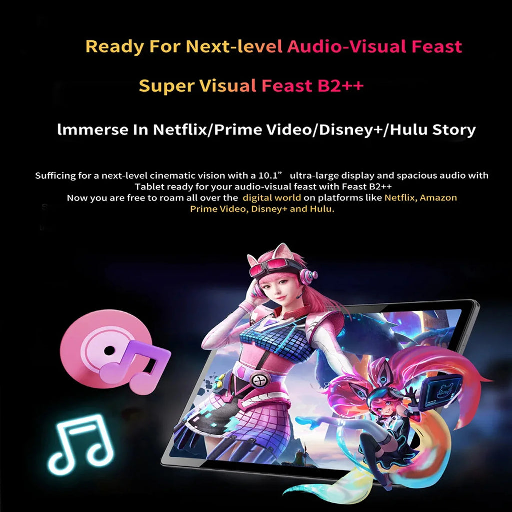 2025 New Upgraded Pad 10.1 Inch Android Tablets Octa Core 6GB RAM 128GB ROM Dual Network WiFi Dual Cameras Tablet PC 6000mAh