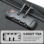 British Traveller Cargo Case 53.5x40x21cm Lightweight hand luggage 4 Rolls TSA Lock Soft Luggage fabric