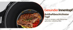 Aigostar Pressure Cooker 6L, 18-in-1 Multicooker, Keep Warm, Non-Stick Coating, Easy Cleaning, Digital Touchscreen, 1000W Pressu
