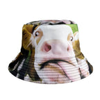 Classic Popular Funny Novelty animal cow frog duck fisherman hat Outdoor Leisure Sunscreen Sun Hat Men Women bucket hats