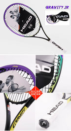 HEAD 2026 New Carbon Tennis Racket for Men Women Tenis Raquete Blue