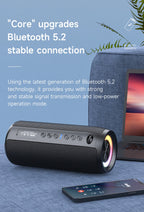 ZEALOT-S51PRO 40W High-power Bluetooth Speaker 3D Stereo Bass Bluetooth Speaker Portable IPX5 Waterproof Suitable TWS Boom Box