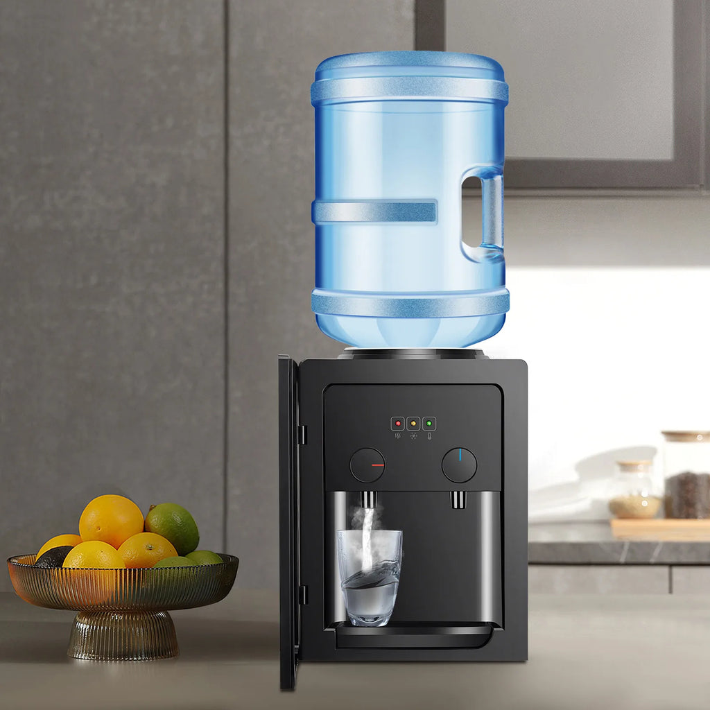 Desktop Electric Water Dispenser Independent Hot and Cold Coffee Office Water Dispenser 550w 85-95 ℃