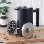 1.5L Coffee Maker French Press Stainless Steel Espresso Coffee Machine French Press Double-Wall Insulated Coffee Tea Maker Pot