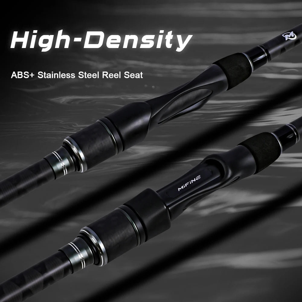 MIFINE JIG SMART SPIN Spinning Rod, Bass Fishing Rods, Lure Weight 4-18g/10-38g Saltwater Freshwater 2.29M