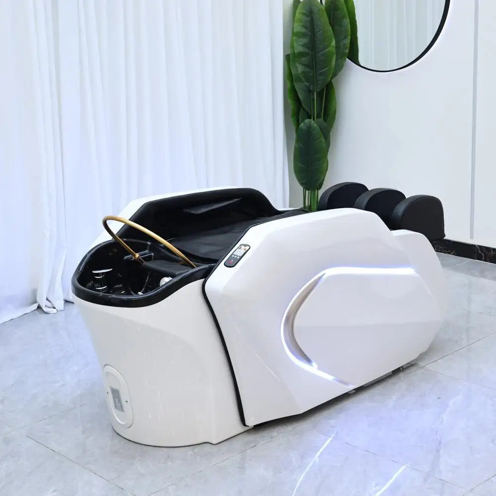 Beauty Salon Hair Washing Chair Electric Massage Table Head Spa Shampoo Bed Equipment Furniture Silla De Salon De Belleza Main image