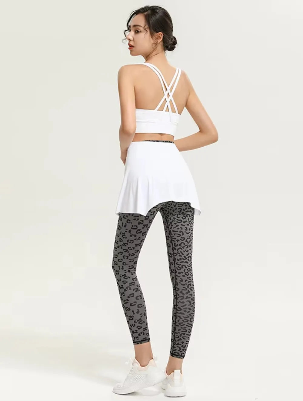 Gym Skirt Wrap Covering Buttocks Workout Fitness Wear Dance Ballet Skirts for Women Sport Yoga Dress Short Thigh Cover Skirt