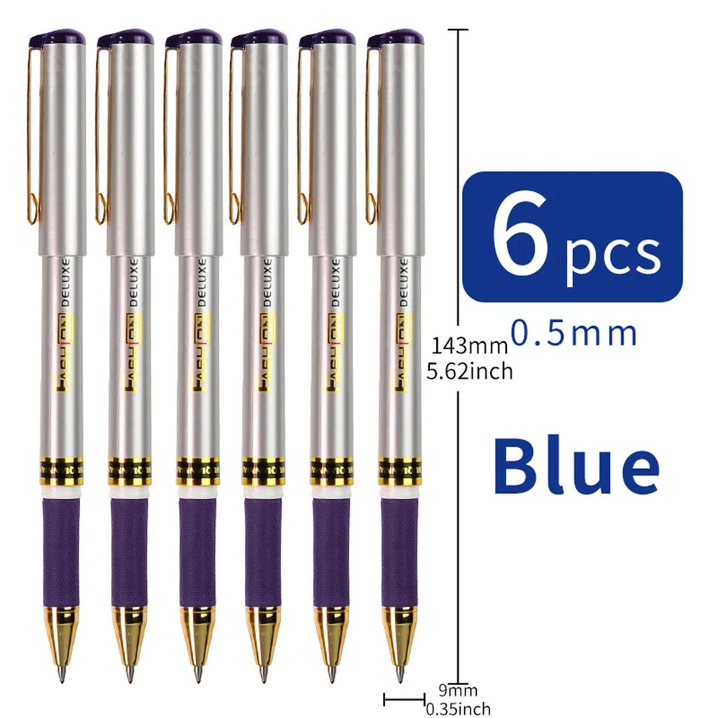 Gel Pen High Capacity Black/Blue Ink 0.5mm Superior Quality Very Good Writing Gel ink Pens Office & School Neutral Pen Supplies
