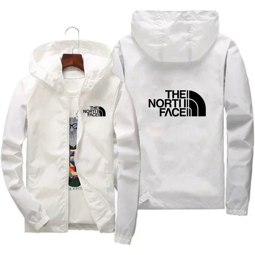 2025 Men's Fashion Windproof Zipper Hooded Jacket Casual Outdoor Sportswear for Streetwear Running and Daily Comfortable Wear