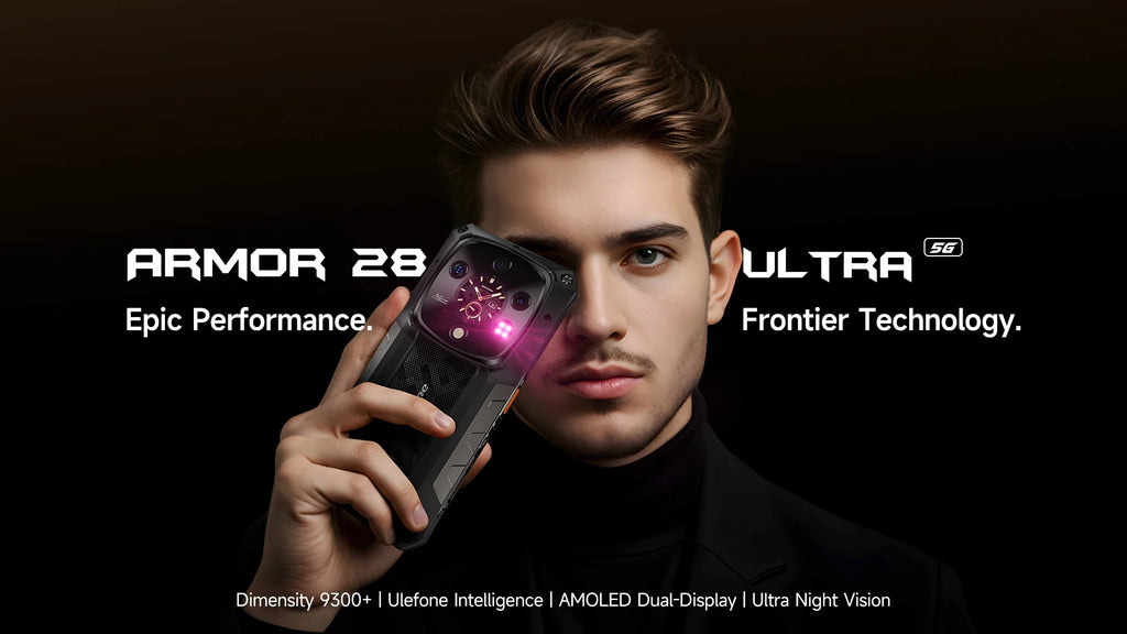 【World Premiere】Ulefone Armor 28 Ultra 5G AI Rugged Phone 1TB ROM+32GB RAM Android Smartphone AMOLED 6.67" 10600mAh Mobile phone