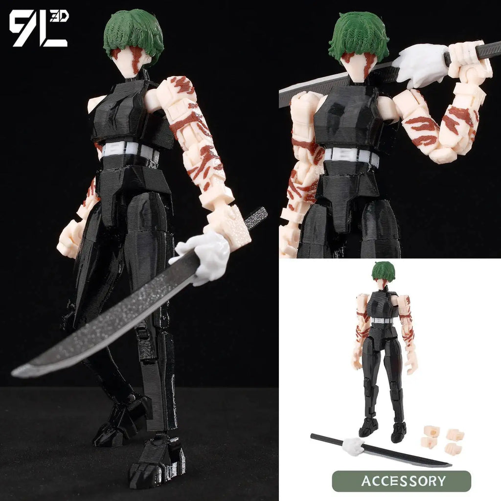 9L3D Lucky13 Gojo Sukuna Jujutsu Fushiguro Toji Gojo Satoru Action Figure Dummy13 T13 Multi-Jointed Collectible Toys Titan13