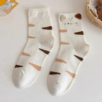 Fashion Sweet Cute 3D Animal Ears Pig Hosiery Winter Warm Cartoon Socks for Children Harajuku Cotton Soft Home Floor Sock