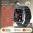 New Health Watch Uric Acid Blood Pressure Blood oxygen Body Analysis Body Fat SmartWatch ECG+PPG Bluetooth call Clock Women Men