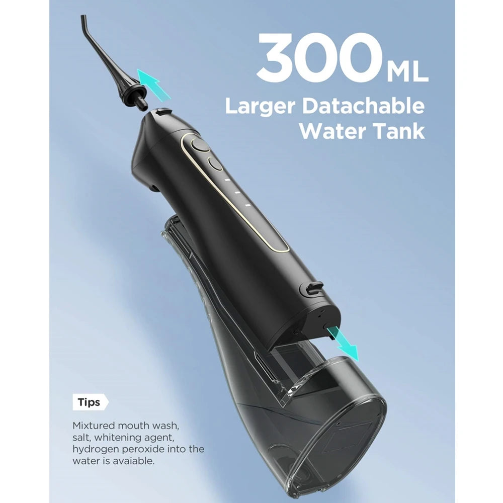Fairywill Water Flossers Oral Irrigator & Electric Toothbrush Rechargeable Portable for Teeth Waterproof Teeth Cleaner